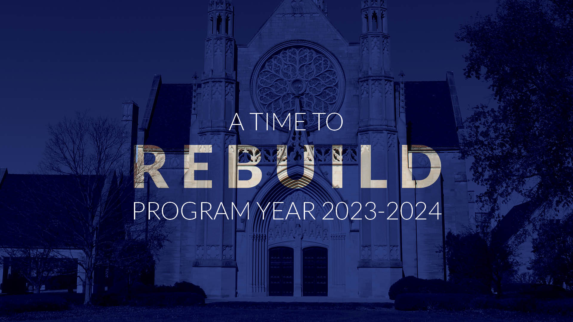 A Time to Rebuild